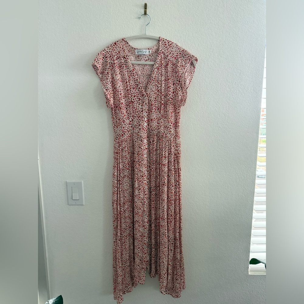 Petal & Pup Animal Print Midi Dress